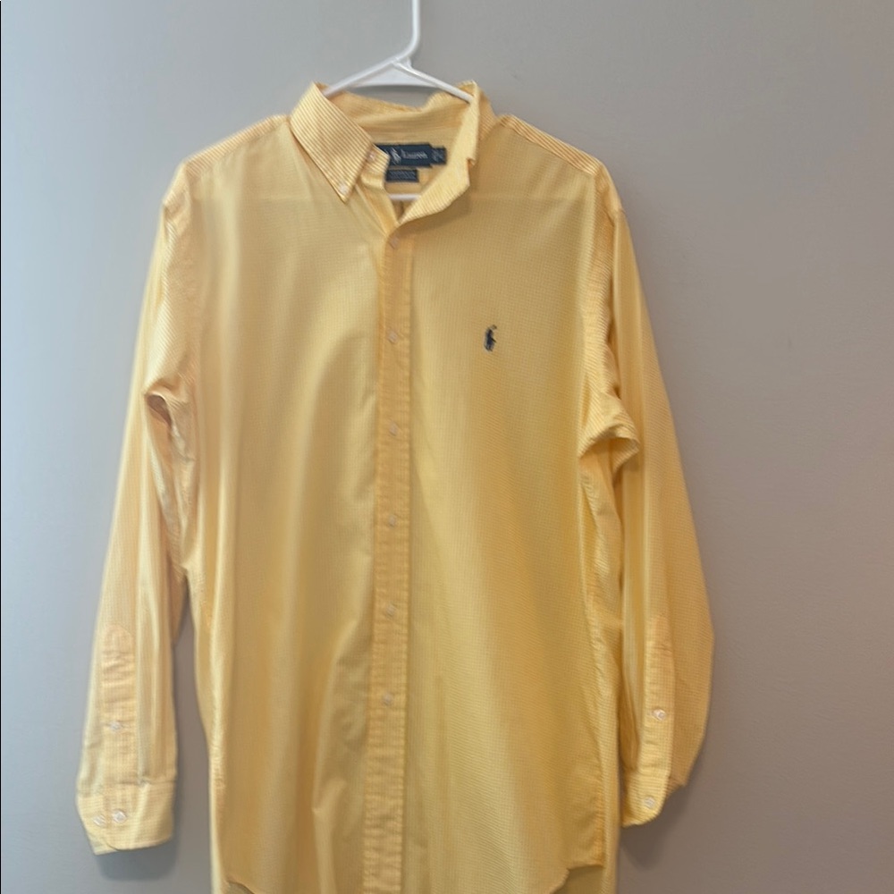 Ralph Lauren Men's Yellow Shirt
